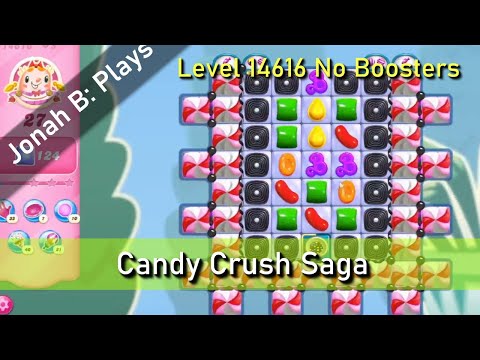 Candy Crush Saga Level 14616 No Boosters