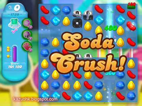 Candy Crush Soda Saga Level 1739 (3 stars, No boosters)