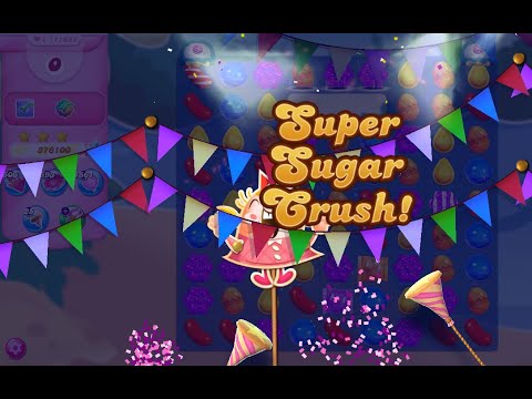 Candy Crush Saga Level 11686 (3 stars, No boosters)