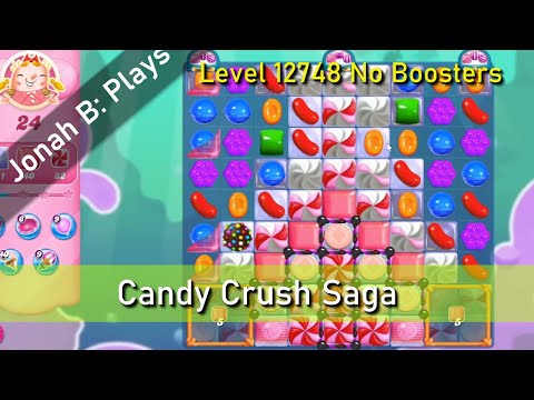 Candy Crush Saga Level 12748 No Boosters