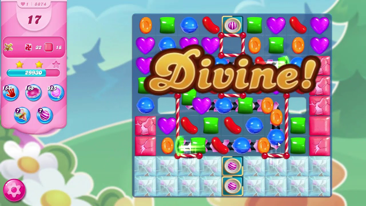 Candy Crush Saga Level 8874 NO BOOSTERS