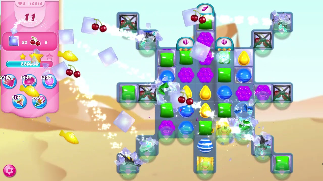 Candy Crush Saga Level 10616 NO BOOSTERS