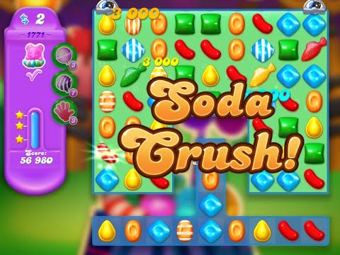 Candy Crush Soda Saga Level 1771 (3 stars, No boosters)