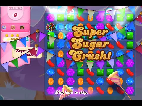 Candy Crush Saga Level 11191 (3 stars, No boosters)