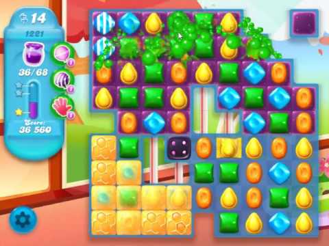 Candy Crush Soda Saga Level 1221 - NO BOOSTERS