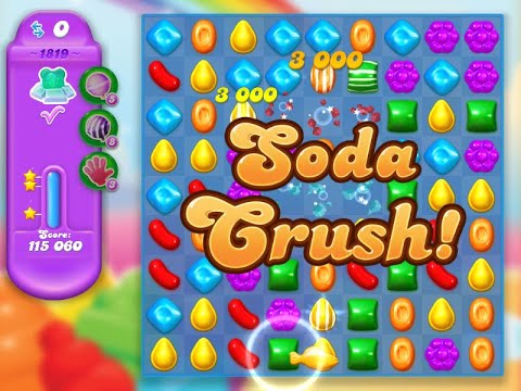 Candy Crush Soda Saga Level 1819 (3 stars, NO boosters)