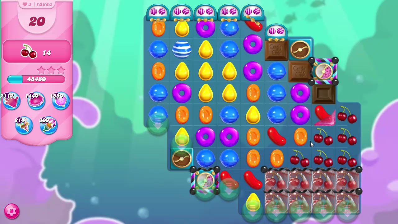 Candy Crush Saga Level 10644 NO BOOSTERS