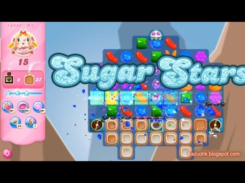 Candy Crush Saga Level 13449 (2nd version, Sugar stars, NO boosters)