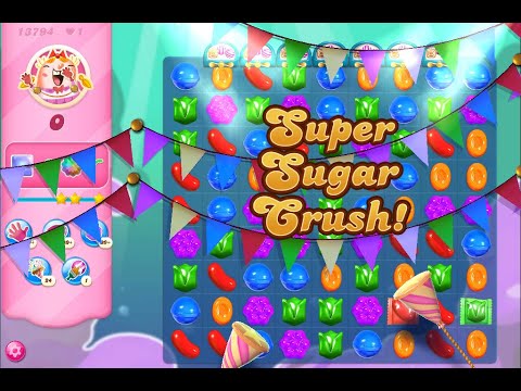 Candy Crush Saga Level 13794 (2nd version, 3 stars)