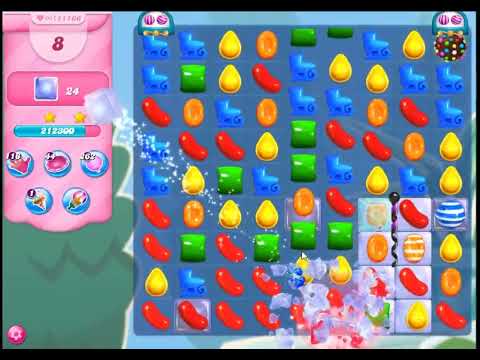 Candy Crush Saga Level 11166 - NO BOOSTERS | SKILLGAMING ✔️