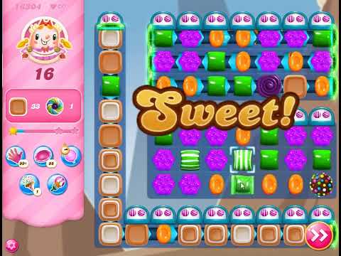 Candy Crush Saga Level 16304 - NO BOOSTERS | SKILLGAMING ✔️