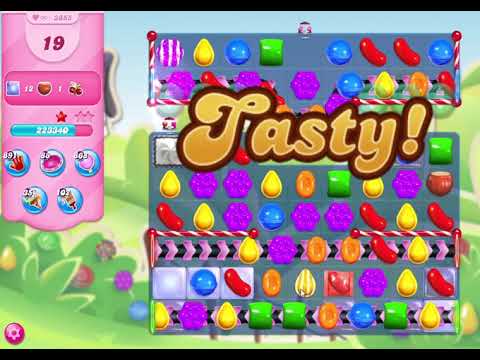 Candy Crush Saga Level 3855 NO BOOSTERS