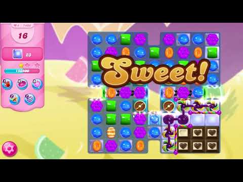 Candy Crush Saga LEVEL 7400 NO BOOSTERS