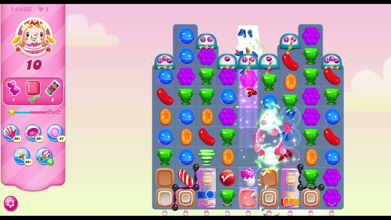 Candy Crush Saga Level 14436 - NO BOOSTERS