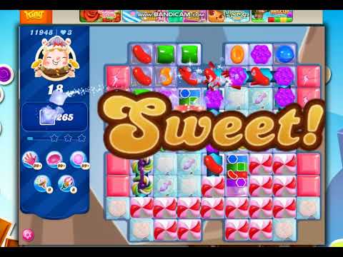 Candy Crush Saga Level 11948 -  20 Moves NO BOOSTERS