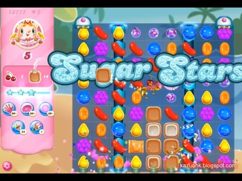 Candy Crush Saga Level 13777 (Sugar stars, No boosters)