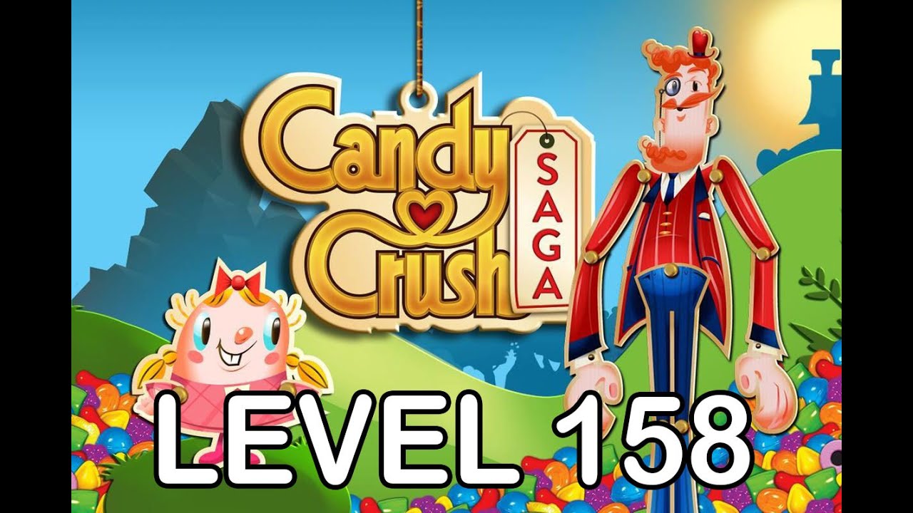 Candy Crush Saga Level 158 - NO BOOSTERS