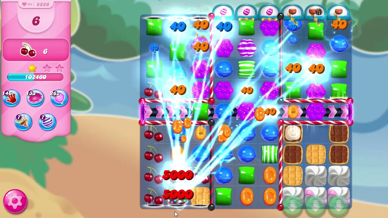 Candy Crush Saga Level 8226 NO BOOSTERS