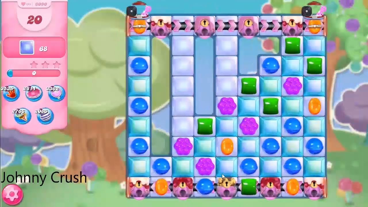 Candy Crush Saga Level 6090 NO BOOSTERS