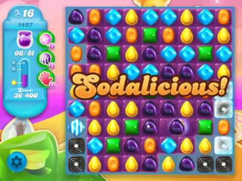 Candy Crush Soda Saga Level 1427 - NO BOOSTERS