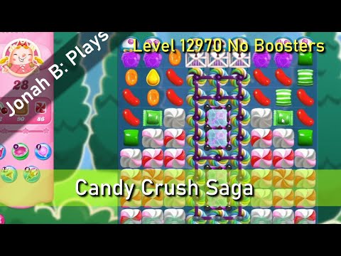 Candy Crush Saga Level 12970 No Boosters