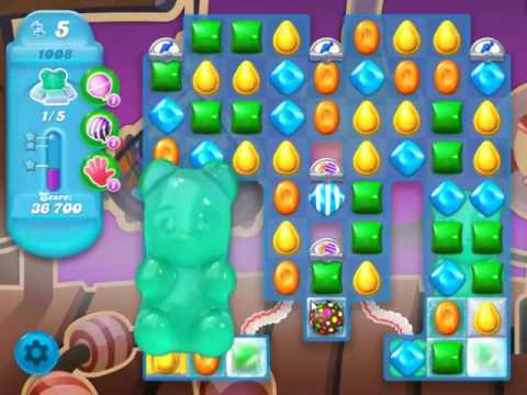 Candy Crush Soda Saga Level 1008 - NO BOOSTERS