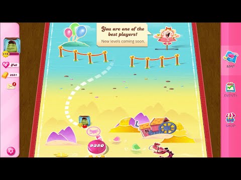 Candy Crush Saga LAST Level 9350 NO BOOSTERS