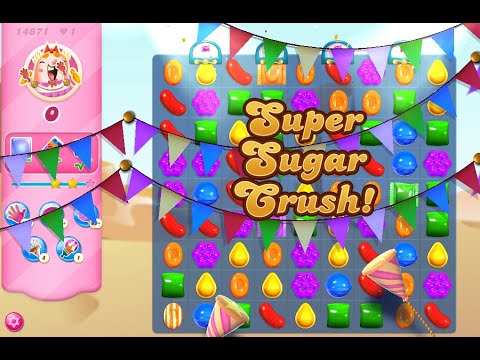 Candy Crush Saga Level 14671 (3 stars, NO boosters)