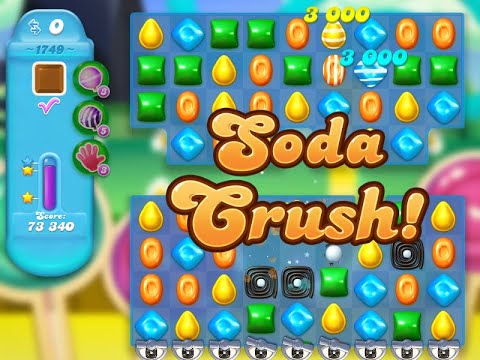 Candy Crush Soda Saga Level 1749 (3 stars, No boosters)