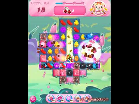 Candy Crush Saga Level 13665 (3 stars, NO boosters)