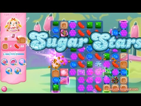 Candy Crush Saga Level 13511 (Sugar stars, NO boosters)