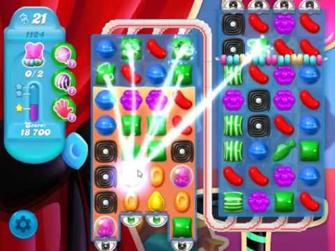 Candy Crush Soda Saga Level 1124 - NO BOOSTERS