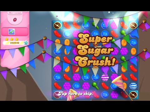 Candy Crush Saga Level 12403 (3 stars, No boosters)