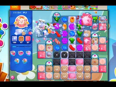 Candy Crush Saga Level 11124 - 23 Moves  NO BOOSTERS