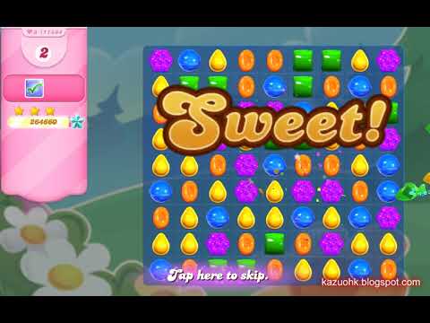 Candy Crush Saga Level 11584 (3 stars, No boosters)