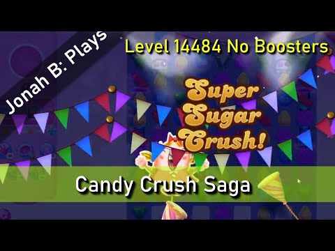 Candy Crush Saga Level 14484 No Boosters