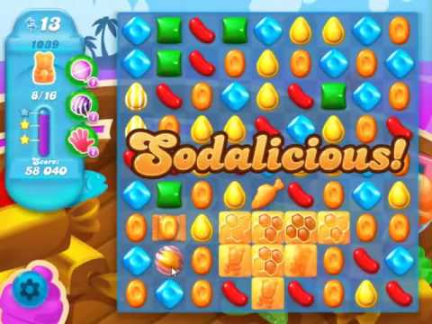 Candy Crush Soda Saga Level 1039 - NO BOOSTERS