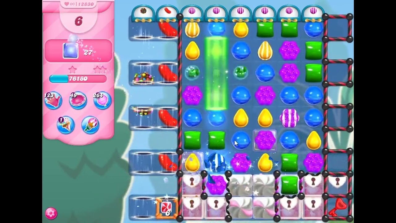 Candy Crush Saga Level 12830 - NO BOOSTERS | SKILLGAMING ✔️