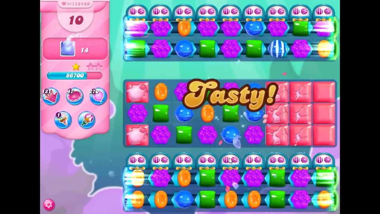 Candy Crush Saga Level 12149 - NO BOOSTERS | SKILLGAMING ✔️