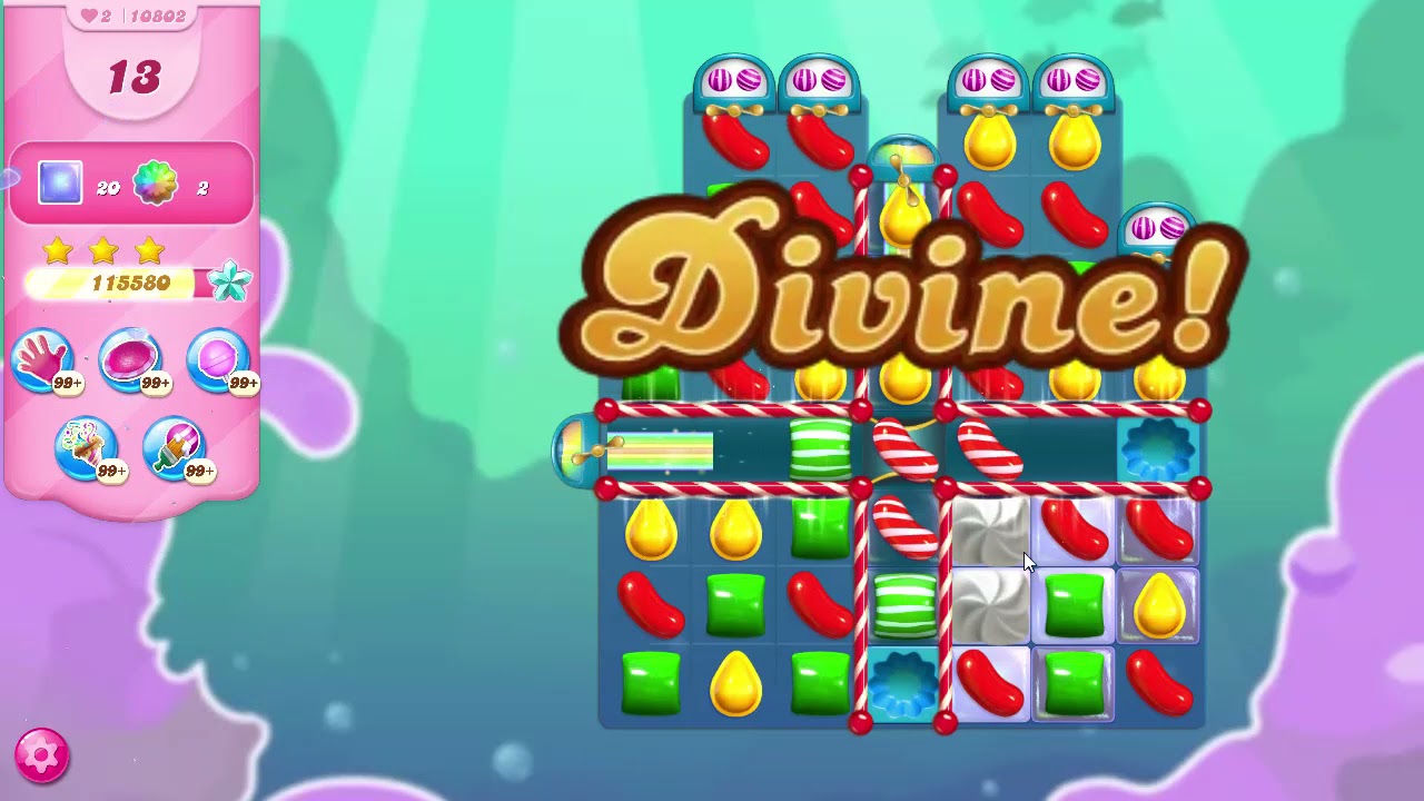 Candy Crush Saga Level 10802 NO BOOSTERS