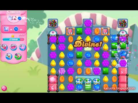 Candy Crush Saga Level 12513 (3 stars, No boosters)