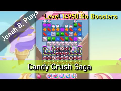 Candy Crush Saga Level 14950 No Boosters