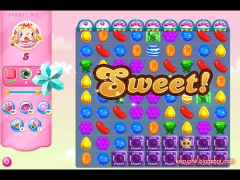 Candy Crush Saga Level 14381 (3 stars, NO boosters)