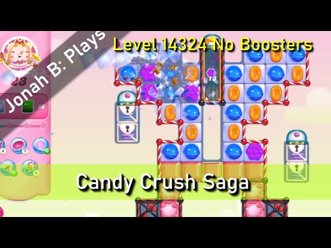 Candy Crush Saga Level 14324 No Boosters
