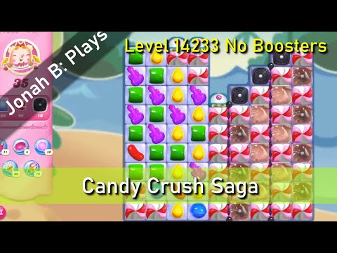 Candy Crush Saga Level 14233 No Boosters