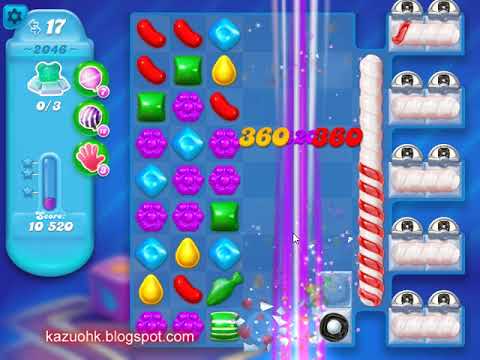 Candy Crush Soda Saga Level 2046 (3 stars, NO boosters)