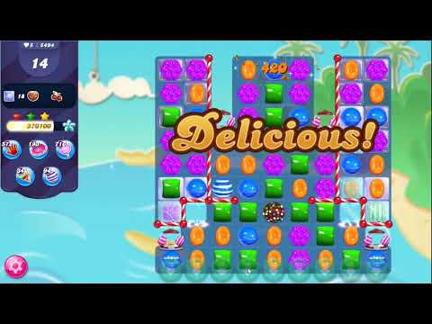 Candy Crush Saga Level 5494 NO BOOSTERS (second version)