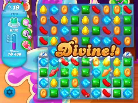 Candy Crush Soda Saga Level 1119 - NO BOOSTERS