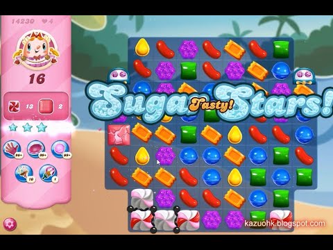 Candy Crush Saga Level 14230 (Sugar stars, No boosters)