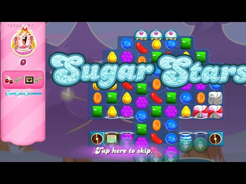 Candy Crush Saga Level 13434 (Sugar stars, No boosters)